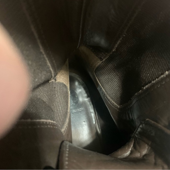 Tory Burch Suede 8 M Broome Lace Up Combat Boots - Picture 6 of 11